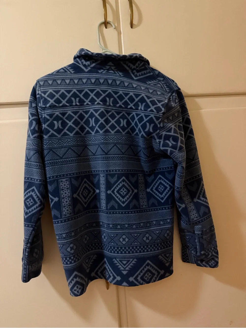 Hurley Blue Patterned Boy’s Fleece Zip Jacket